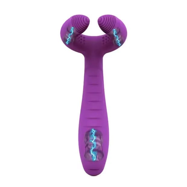 Paare Vibrator Klitoris Penis Stimulator mit 7 Verschiedene Stufen 3 Geschwindigkeiten 4 Muster - DELUSTLAB