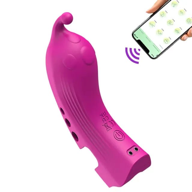 App - gesteuerter Finger - Vibrator Orgasmus Massagegerät mit 9 Vibrationen - DELUSTLAB