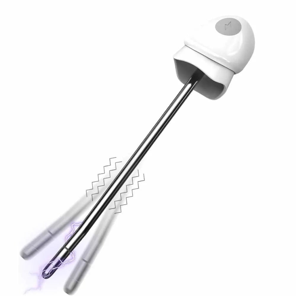 Elektrostimulations Penis Plug Vibrator Dilatator mit Harnröhren Katheter & 10 Vibrationsmodi - DELUSTLAB