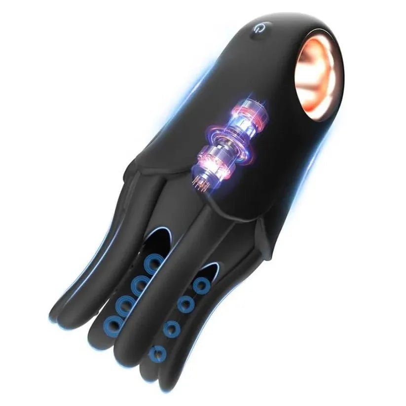 Elektrischer Penistrainer Vibrator Massage Masturbator mit 7 Vibrationsmodi - DELUSTLAB