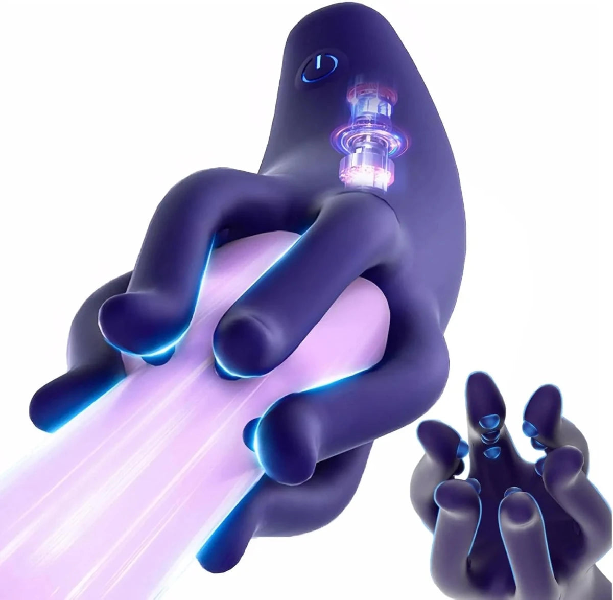 Elektrische Eichelvibrator Penis Vibrator Eichel Stimulator mit 10 Vibrationsmodi - DELUSTLAB