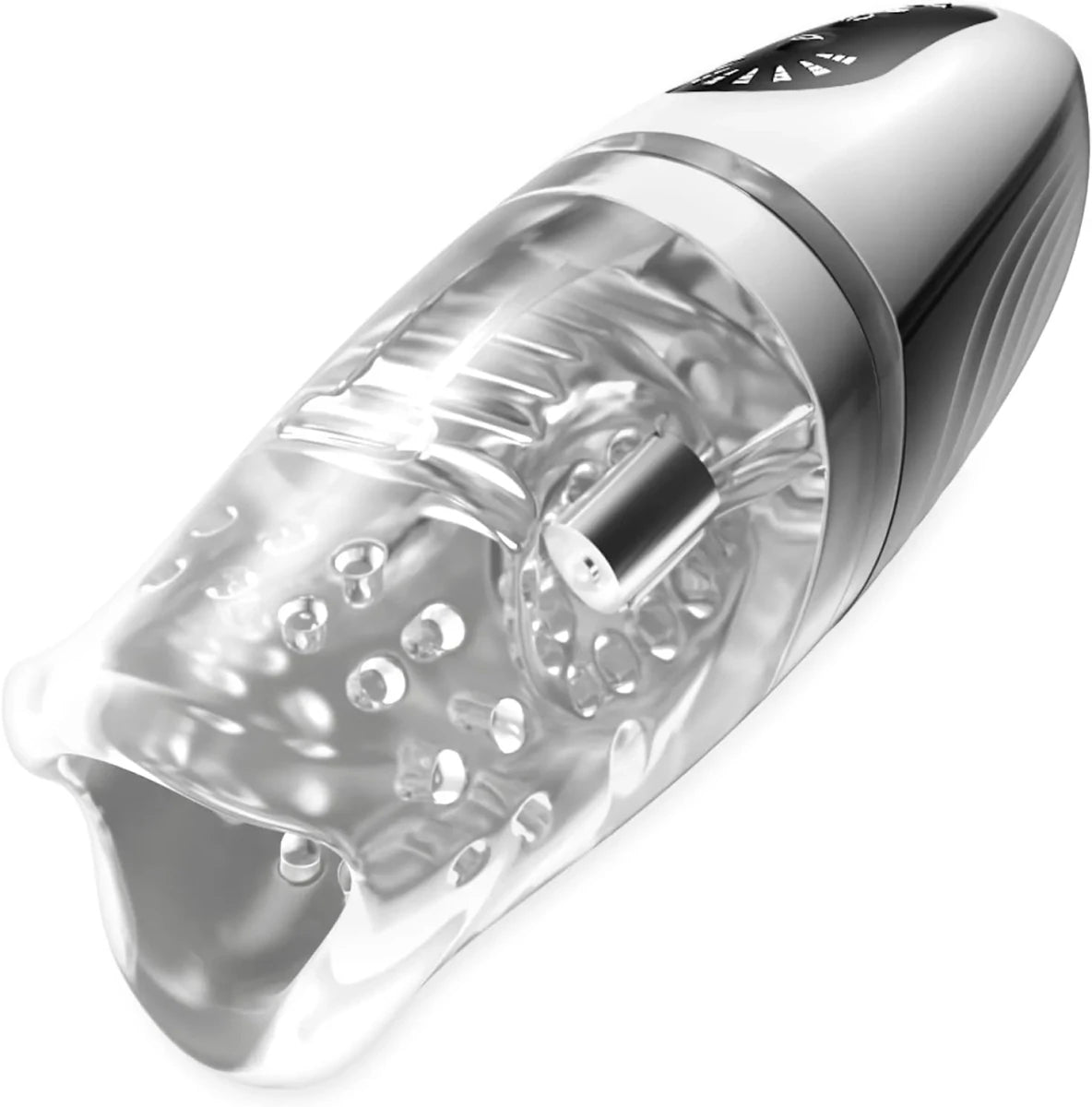 Automatische Masturbatoren Penistrainer Blowjob mit 8 Vibrationsmodi und 5 Bitting - DELUSTLAB