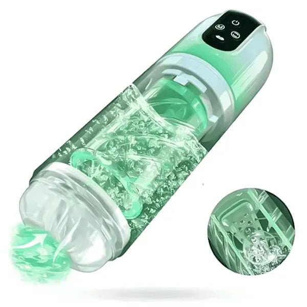 360° Vollständig Umwickelter Automatischer Oral Masturbator mit 7 Rotations und Saugmodi - DELUSTLAB