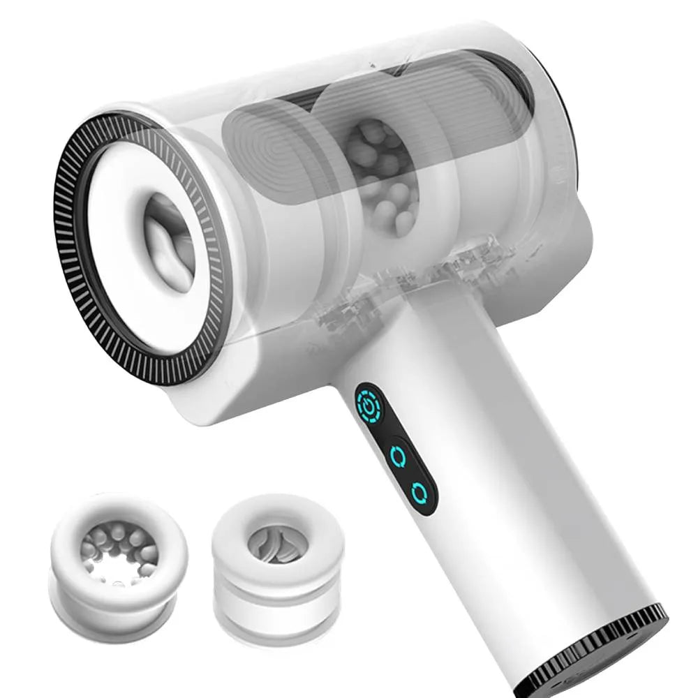 Automatische Masturbator Penistrainer Stroker mit 5 Stoß 5 Rotations und 7 Vibrationsmodi - DELUSTLAB