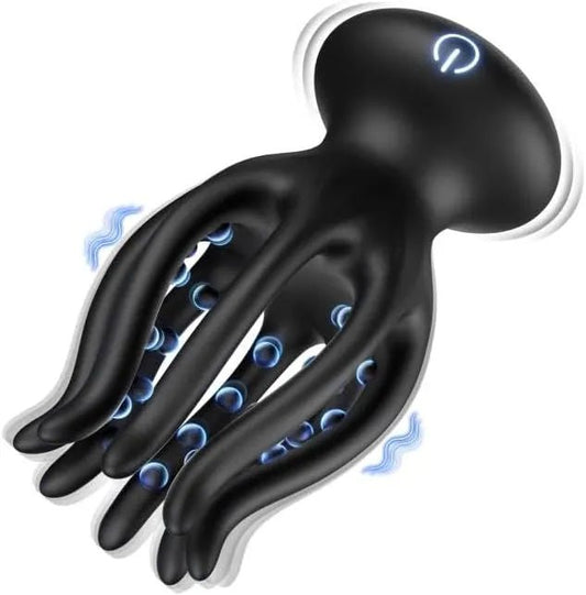 32 3D - Massagepunkte Penis Eichel Stimulator MasturbierenTaschenmuschi mit 10 Modi - DELUSTLAB