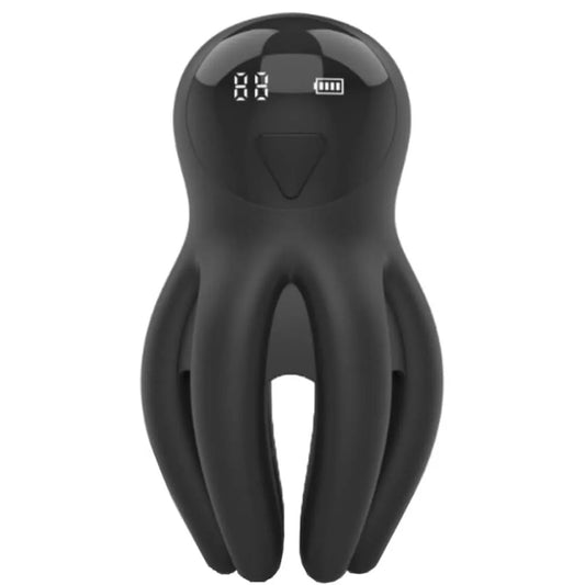 3 IN 1 Penisvibrator Eicheltrainer Stroker Masturbator mit 10 Vibrationsmodi - DELUSTLAB