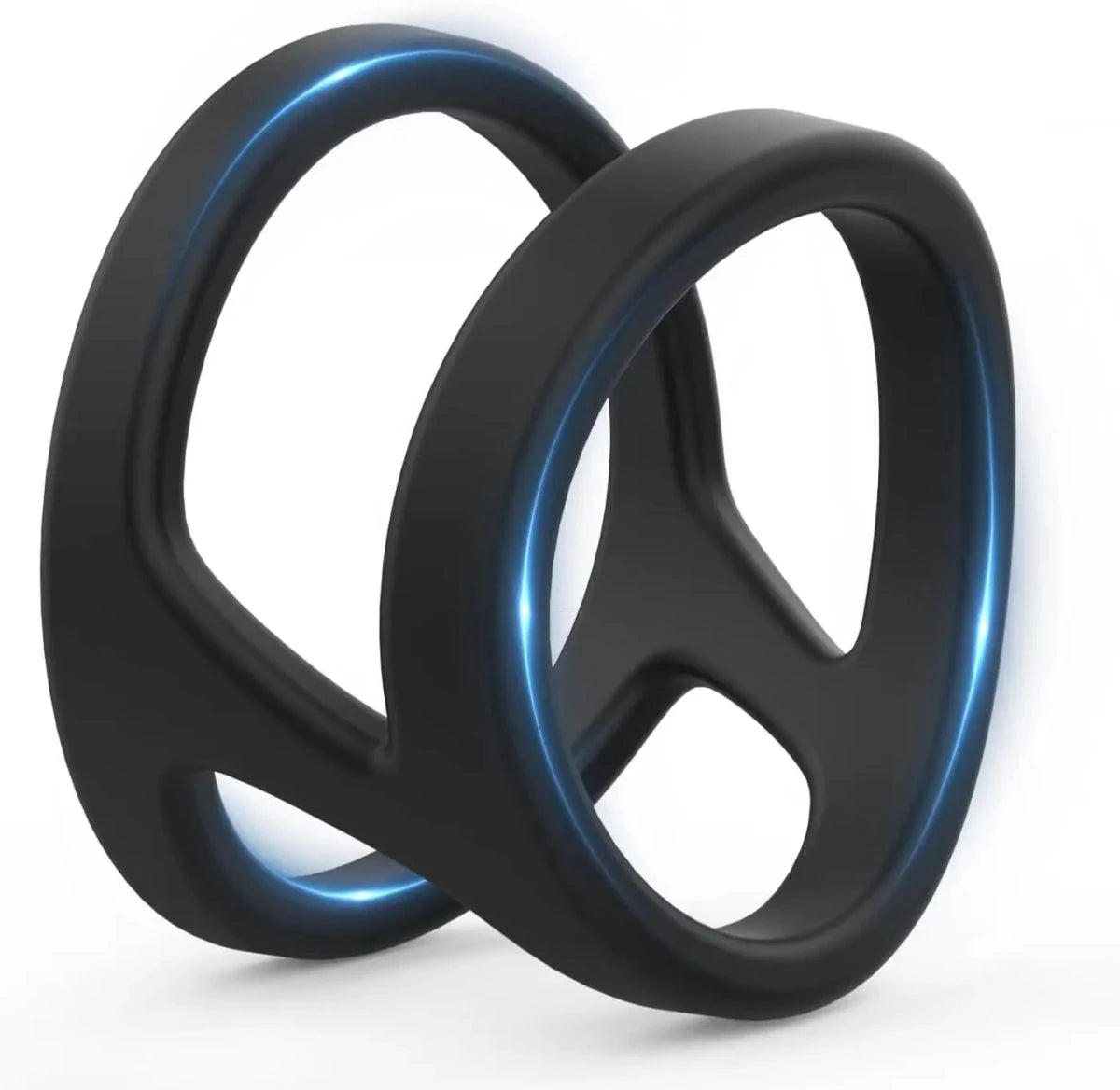 Dual Cock Penisringe Dehnbar Silikon Cockring für Männer - DELUSTLAB