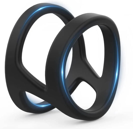 Dual Cock Penisringe Dehnbar Silikon Cockring für Männer - DELUSTLAB