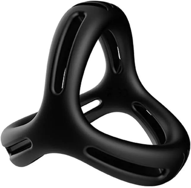 Dreieckiger Silikon Penisring Vibrator Trainer Stimulator - DELUSTLAB