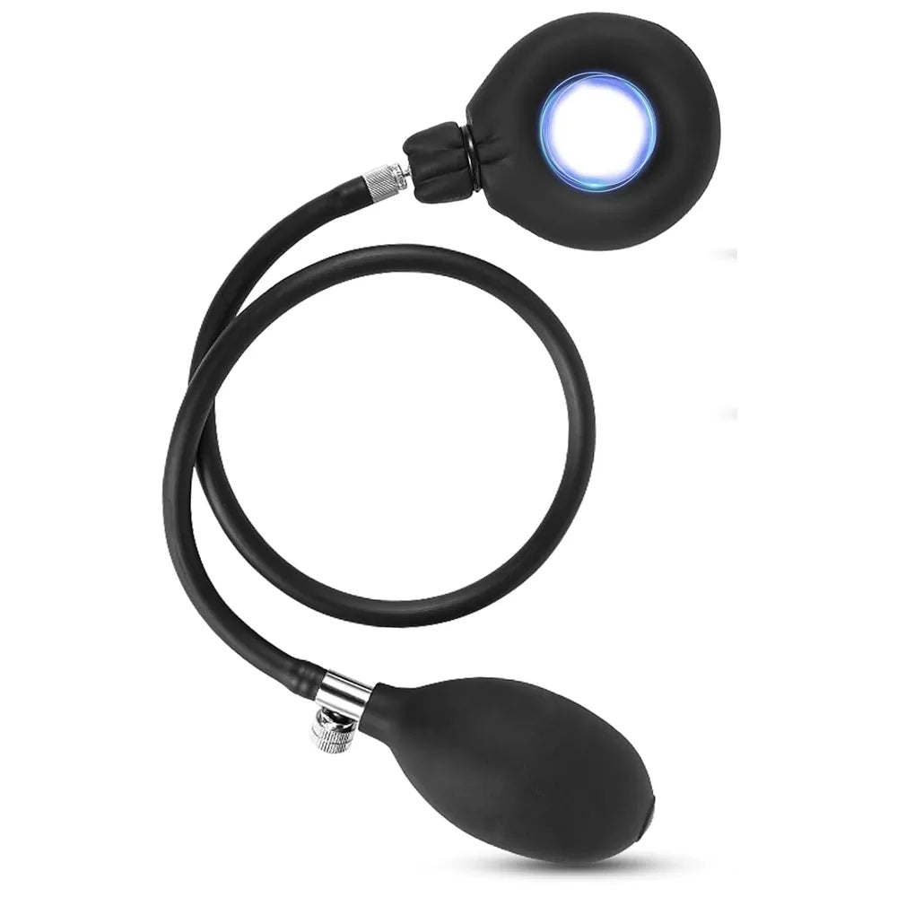 Bondage Silikon Aufblasbarer Penisring Pumpe SM Cockring Erektion Trainer - DELUSTLAB
