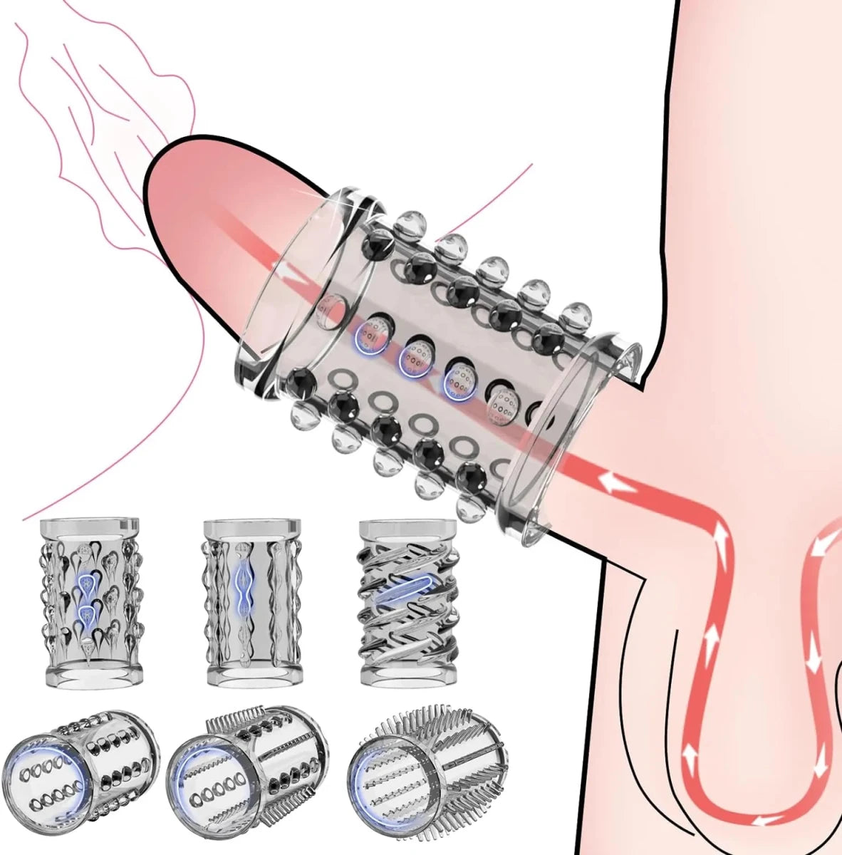6 Stile und Erfahrungen Penistrainr Eichel Vibrator Stimulator Masturbator - DELUSTLAB