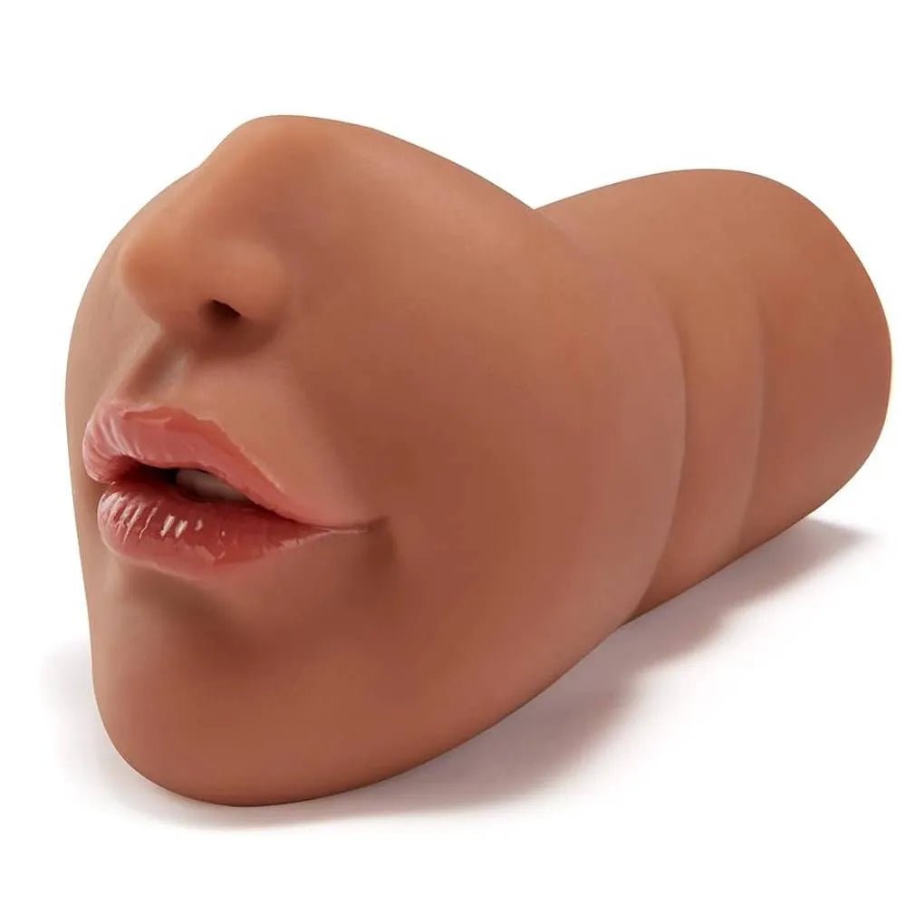 Braune Blowjob Taschenmuschi Realistischer Masturbator Pocket Pussy Sex Doll - DELUSTLAB