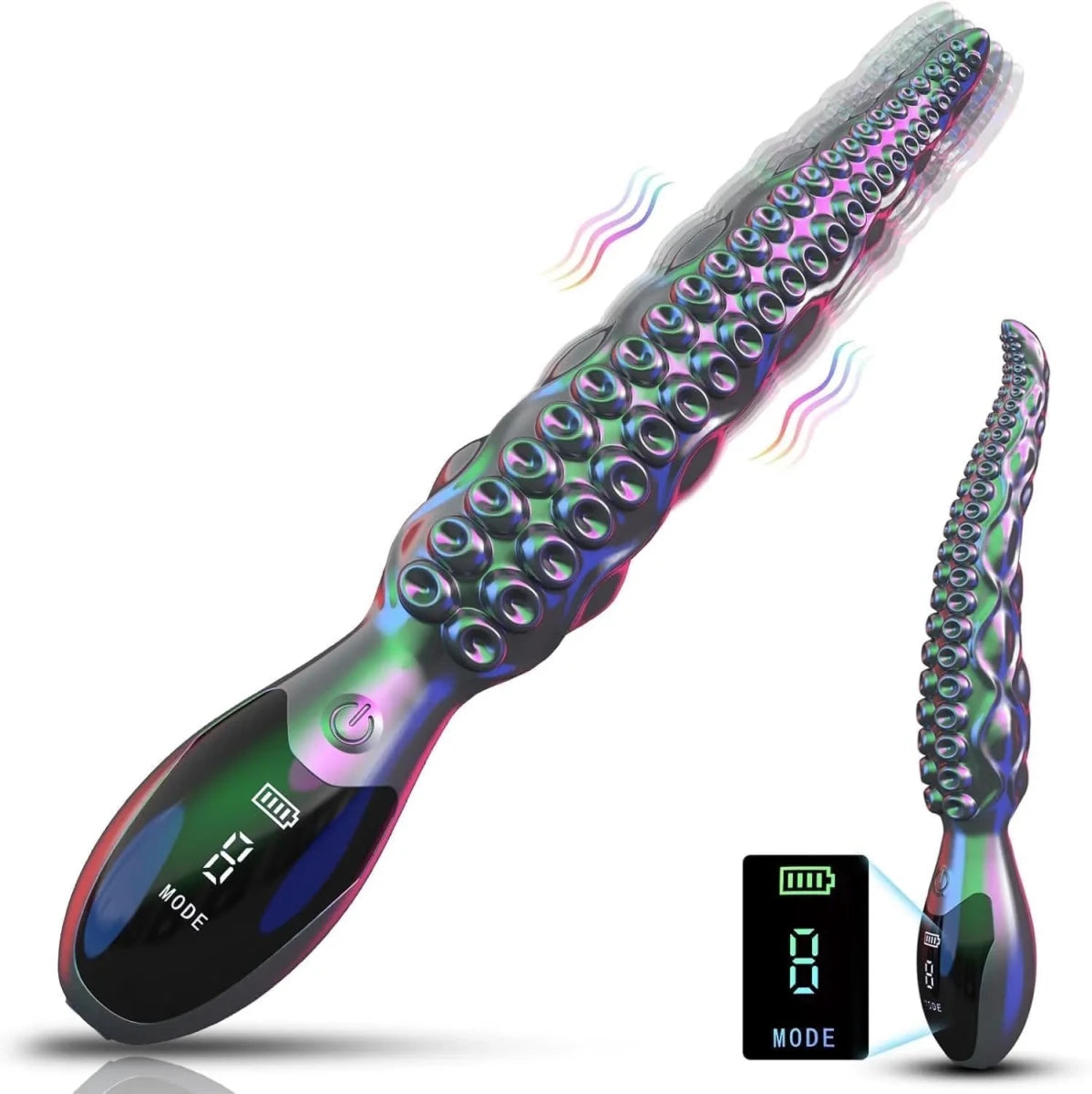 LCD - Display Tentakel Dildo G Punkt Vibratoren mit 9 Vibrationmodi - DELUSTLAB