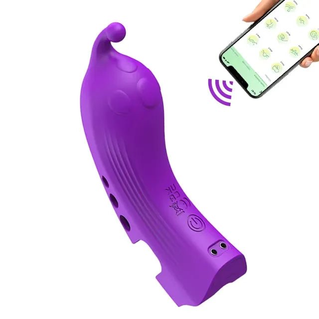 App - gesteuerter Finger - Vibrator Orgasmus Massagegerät mit 9 Vibrationen - DELUSTLAB