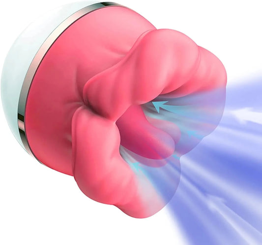 G - Punkt Vibrator Stimulator mit 3 Vibrationsmodi zum Saugen 5 Zungenlecken - DELUSTLAB