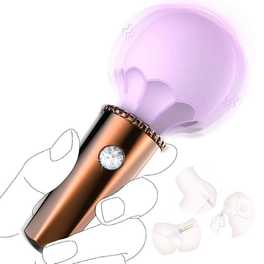 Massagegerät Kabelloser Vibratoren mit 20 Vibrationsmuster und 8 Geschwindigkeitsstufen - DELUSTLAB