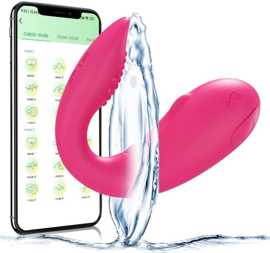 APP - Steuerung Maßgeschneiderter Vibrator Sexspielzeug mit 9 Vibrationsmodi - DELUSTLAB