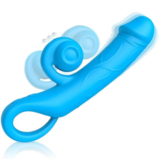 Schneckendesign G - Punkt Vibratoren Dildo mit 10 Klitoris und 10 Vibrationsmodi - DELUSTLAB