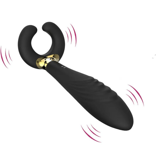 Magischer Vibrator Stabmassagegerät G - Punkt Klitorisstimulator mit 10 Vibrationsmodi - DELUSTLAB