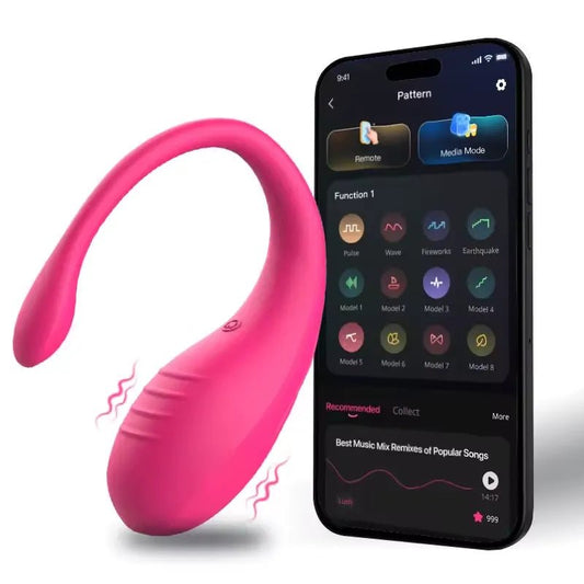 APP Fernbedienung Vibrator Tragbare Vibrierende Stimulator mit Intelligente Modi - DELUSTLAB