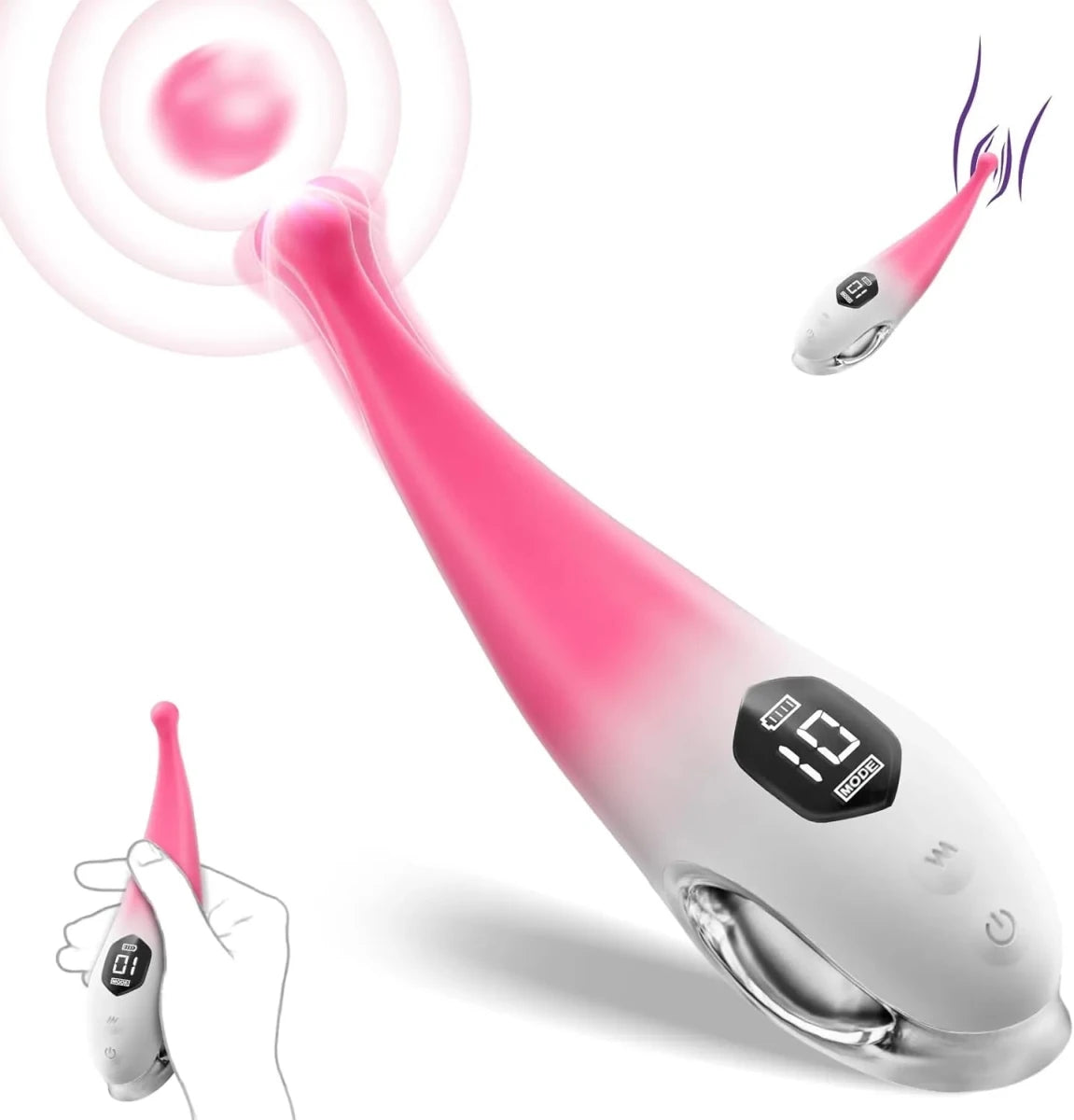 Klitoris Vibrationsvibrator G - Punkt Stimulator mit 10 Modi - DELUSTLAB