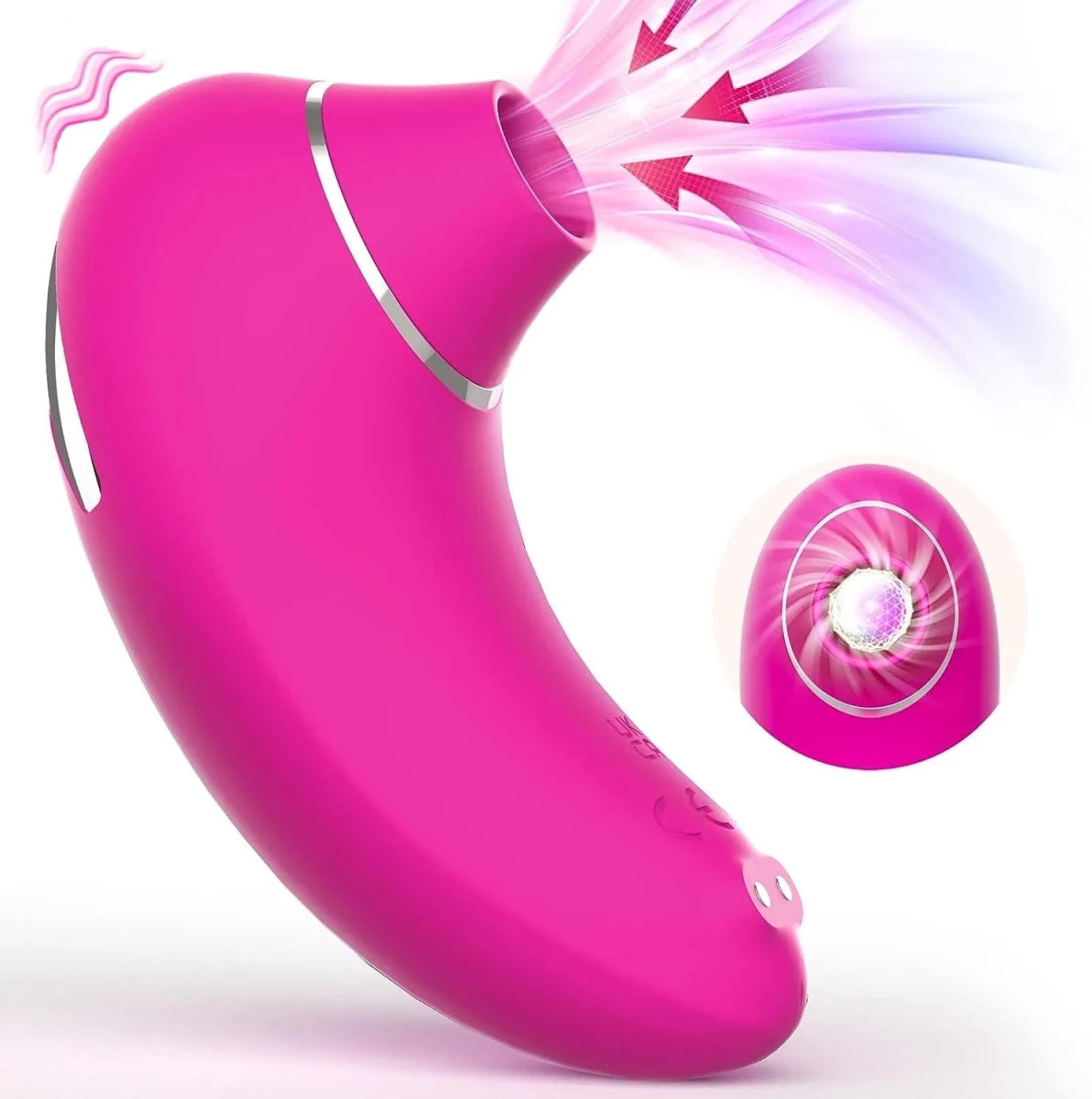 Pro Sucking Klitorisstimulator Vibratoren mit 9 SAUGGEN & 9 VIBRATIONEN - DELUSTLAB