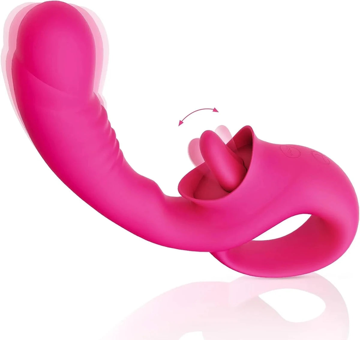 G - Punkt Vibratoren Dildo - Klitoris - Stimulator mit 10 Leckenden&Vibrierenden Modi - DELUSTLAB